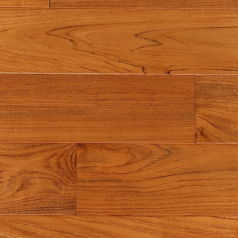 Массивная доска Ekzofloor Тик лак 15х90х450-1200 мм